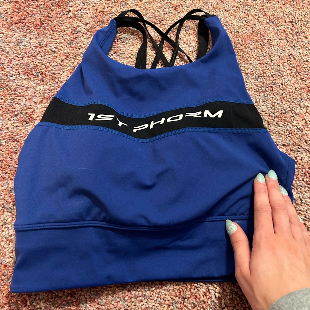 First phorm sports bra size s
